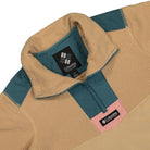 Columbia W Riptide Half Zip Fleece Canoe / Cloudburst / Salmon Rose Sweatshirts Close-up | Overkill