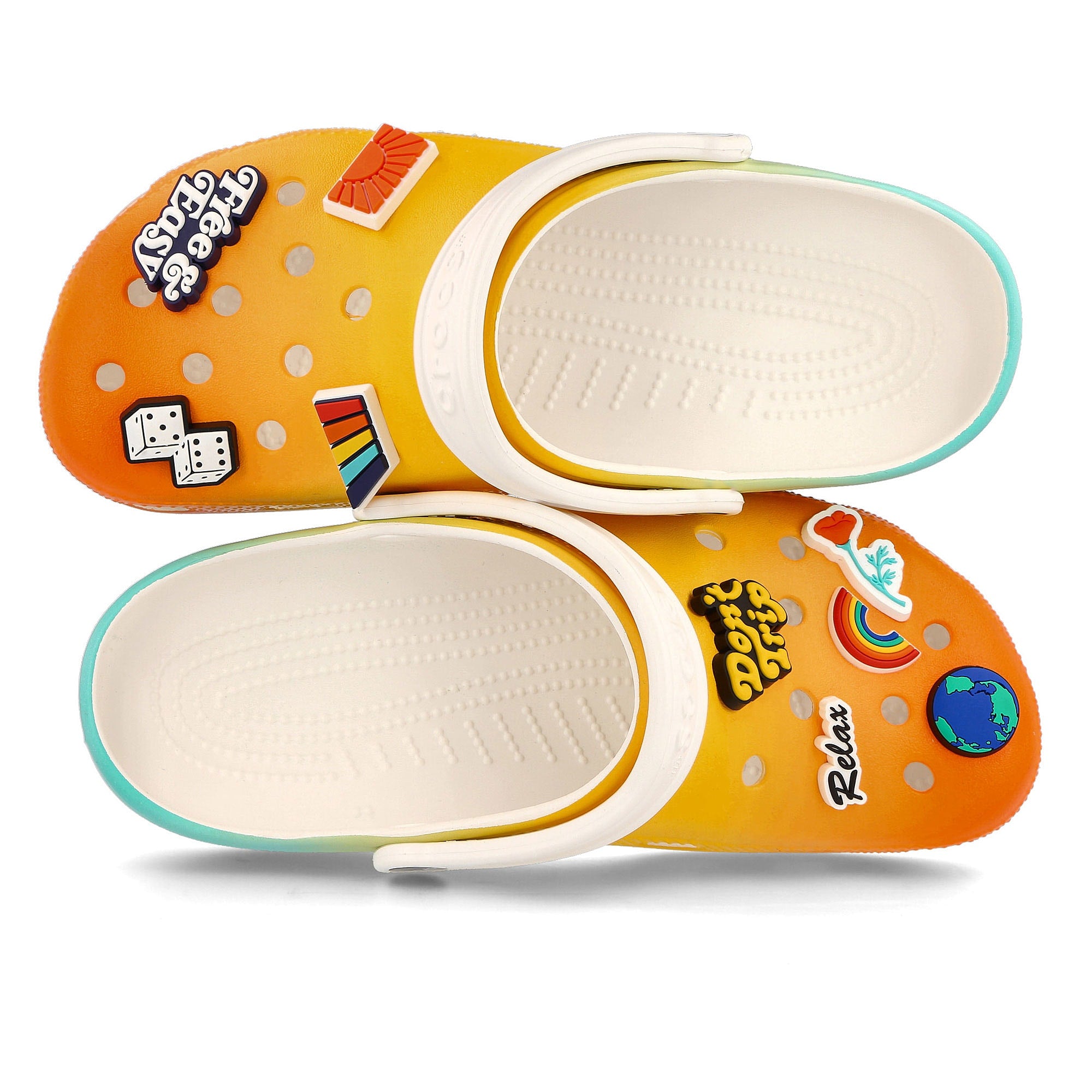 Crocs Free & Easy x Crocs Classic Clog Multicolor Slides, Sandals & Slippers 207671-90H | Overkill