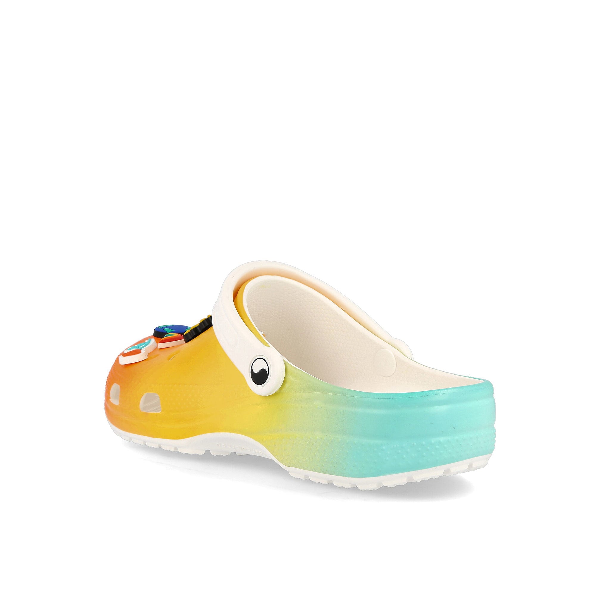 Crocs Free & Easy x Crocs Classic Clog Multicolor Slides, Sandals & Slippers  Close Up | Overkill
