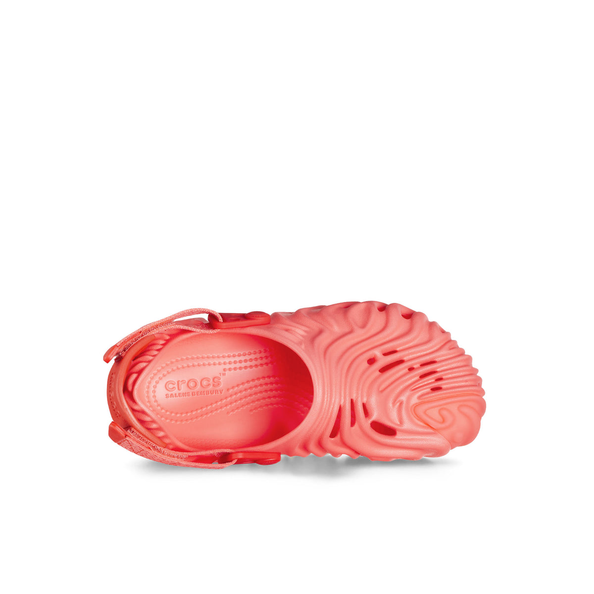 Crocs Salehe Bembury x Crocs The Pollex Clog Kids Begonia Sneakers  Close Up | Overkill