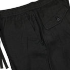 Maharishi  Hill Loose Trackshorts Black Shorts 2087 Detail View 1 | Overkill
