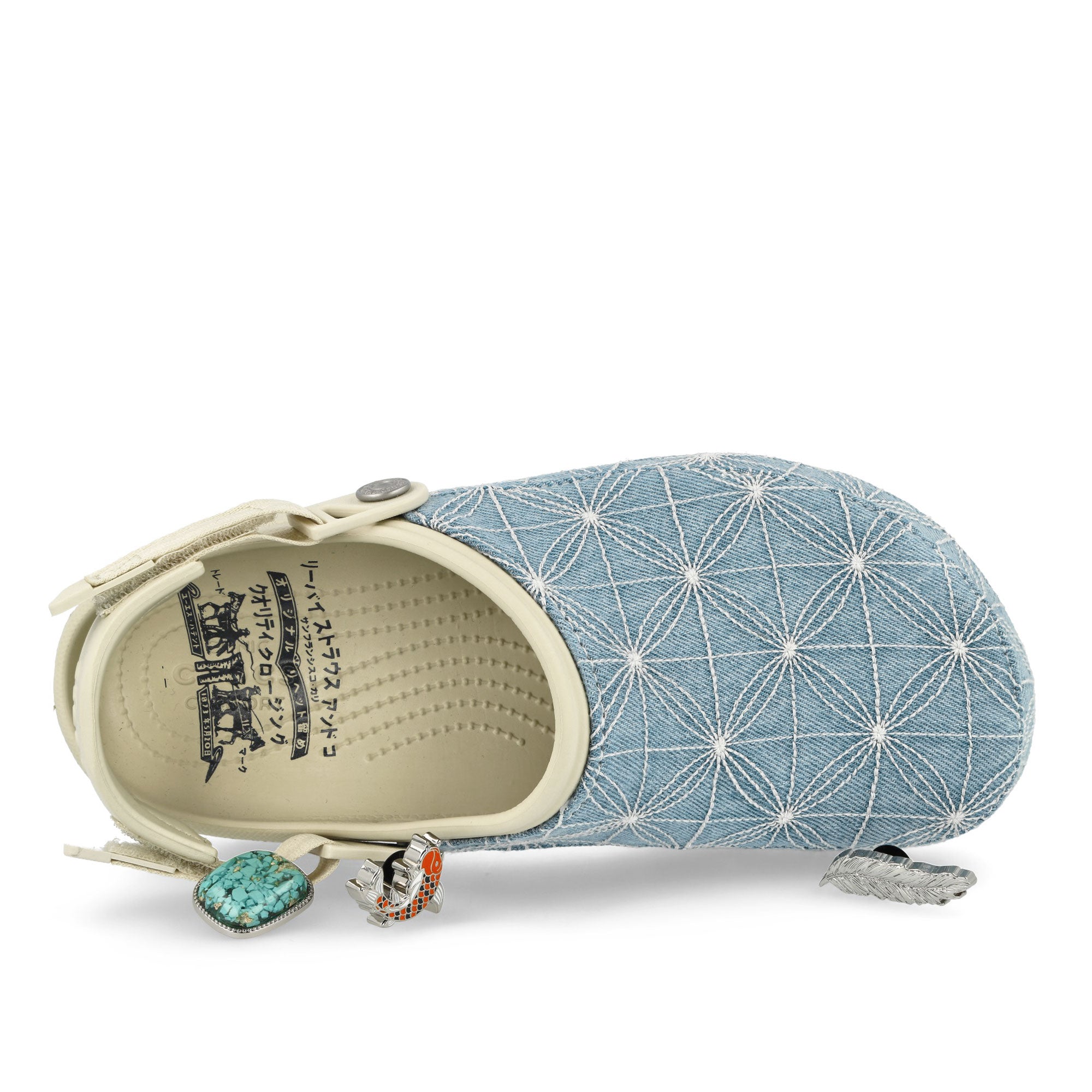 Crocs Levi's x Crocs All Terrain Clog Bone Slides, Sandals & Slippers  Detail View 1 | Overkill