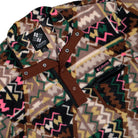 Columbia Helvetia II Printed Half Snap Fleece Black Geomix Sweatshirts 2098461012 Detailfoto | Overkill
