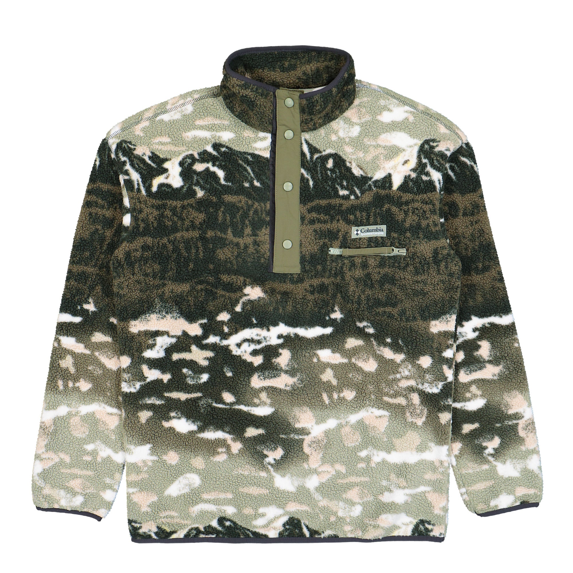 Columbia Helvetia II Printed Half Snap Fleece 2098461349 | OVERKILL
