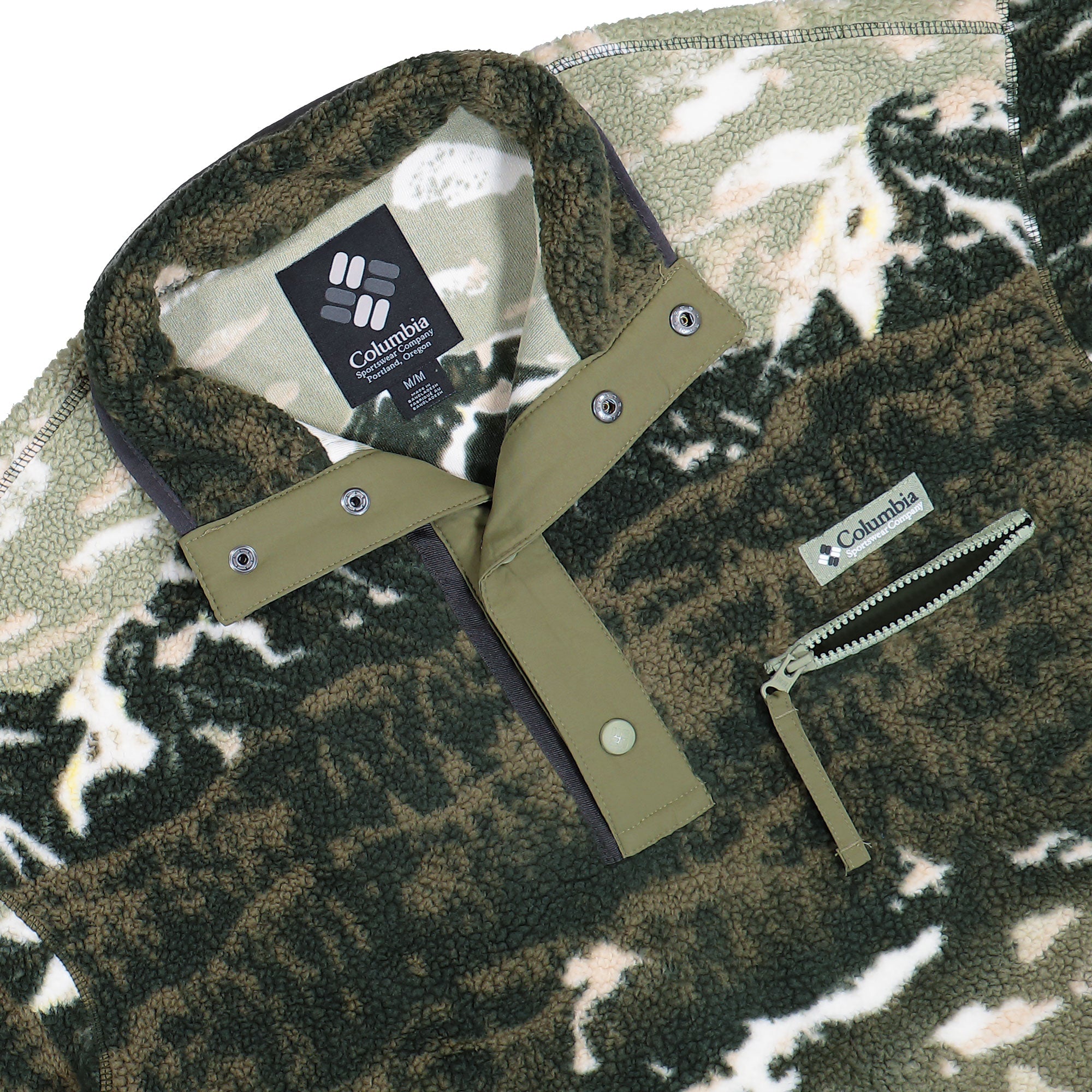 Columbia Helvetia II Printed Half Snap Fleece 2098461349 | OVERKILL