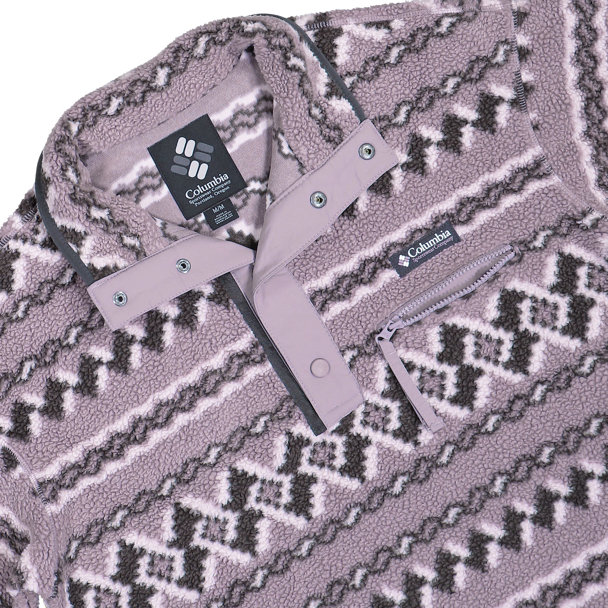 Columbia Helvetia II Printed Half Snap Fleece 2098461554 | OVERKILL