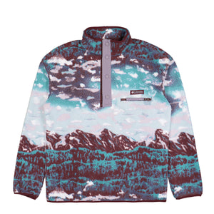 Columbia Helvetia II Printed Half Snap Fleece Rich Wine Sisters Sweatshirts 2098461624 | Overkill