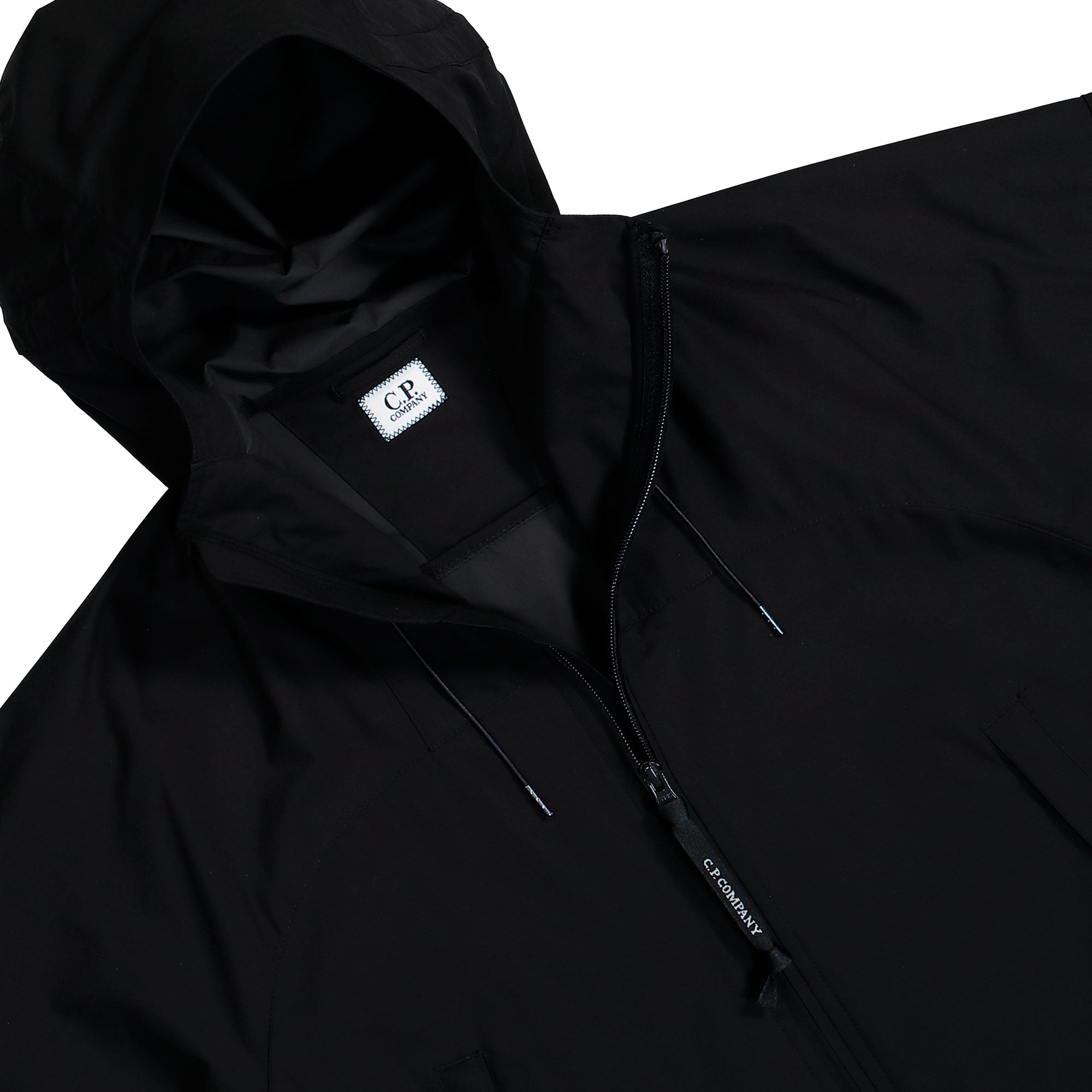 C.P. Company Pro-Tek Hooded Lens Jacket Black Jacket 20CMOW011A-110264A 999 Detailfoto | Overkill
