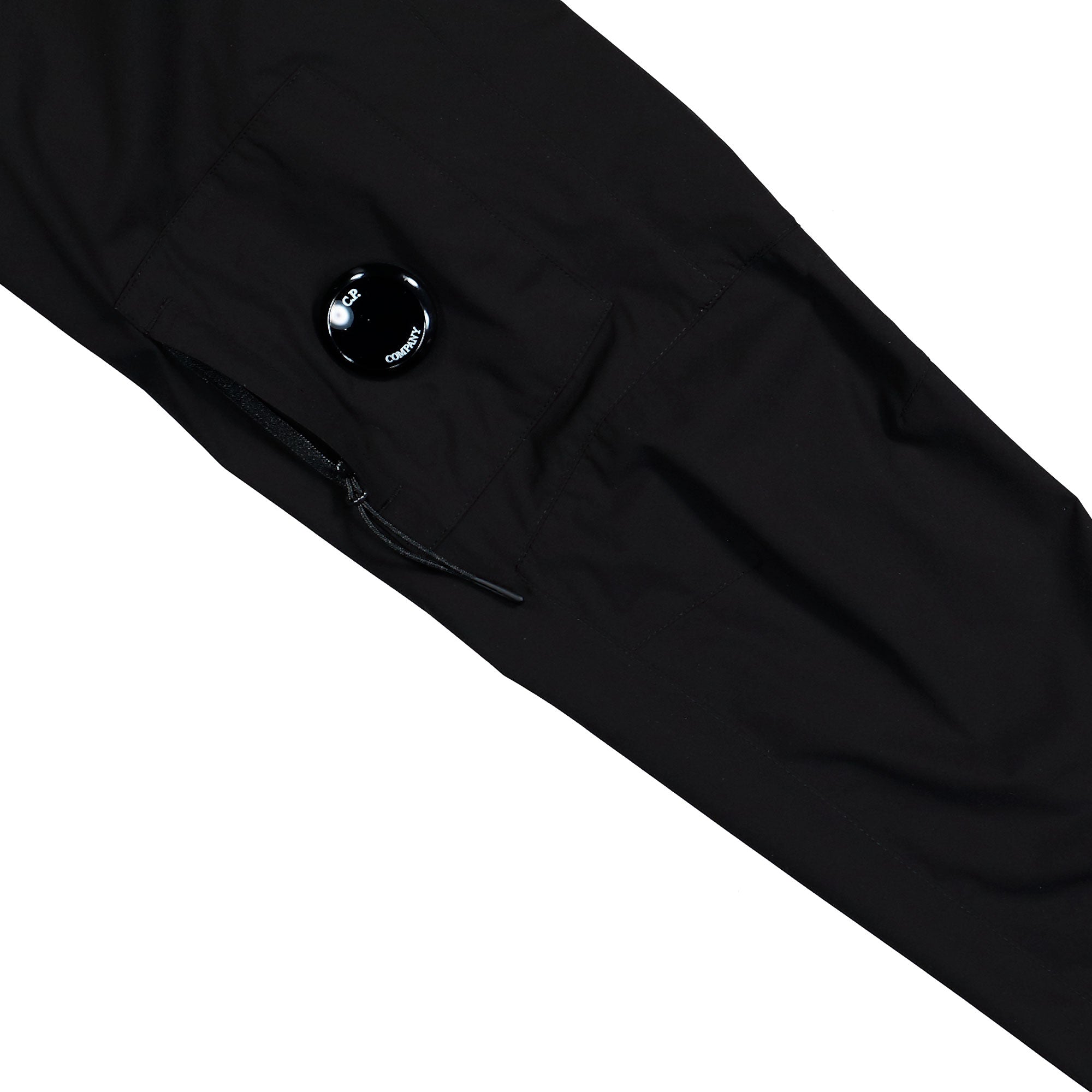 C.P. Company Pro-Tek Hooded Lens Jacket Black Jacket 20CMOW011A-110264A 999 Detail View 3 | Overkill
