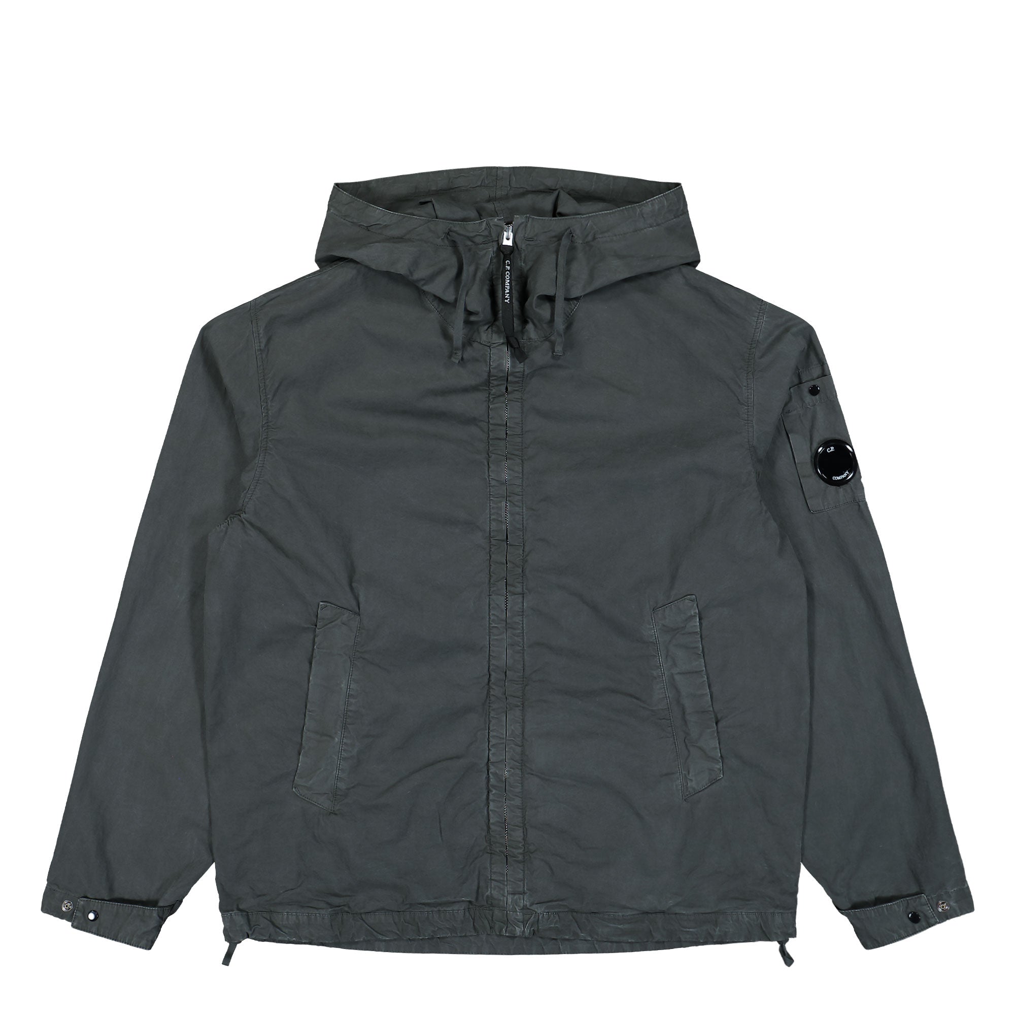 C.P. Company Micro-Reps Hooded Lens Jacket Gunmetal Jackets 20CMOW075A-110324G 921 | Overkill
