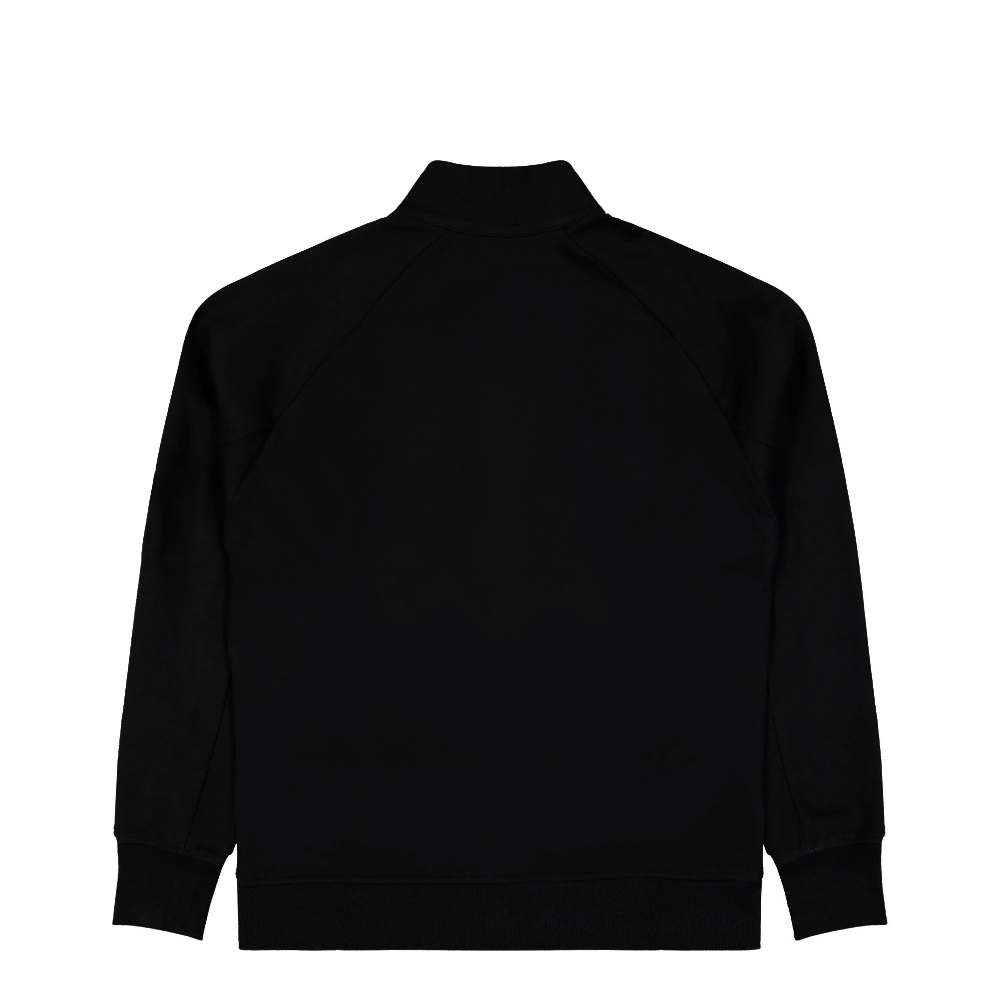 C.P. Company Diagonal Raised Fleece Half Zip Lens Sweatshirt Black Sweatshirt 20CMSS172A-005086W 999 Close-up | Overkill
