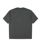 C.P. Company 20/1 Jersey Plated Logo T-Shirt Gunmetal T-Shirt 20CMTS192A-110643P 921 Close-up | Overkill
