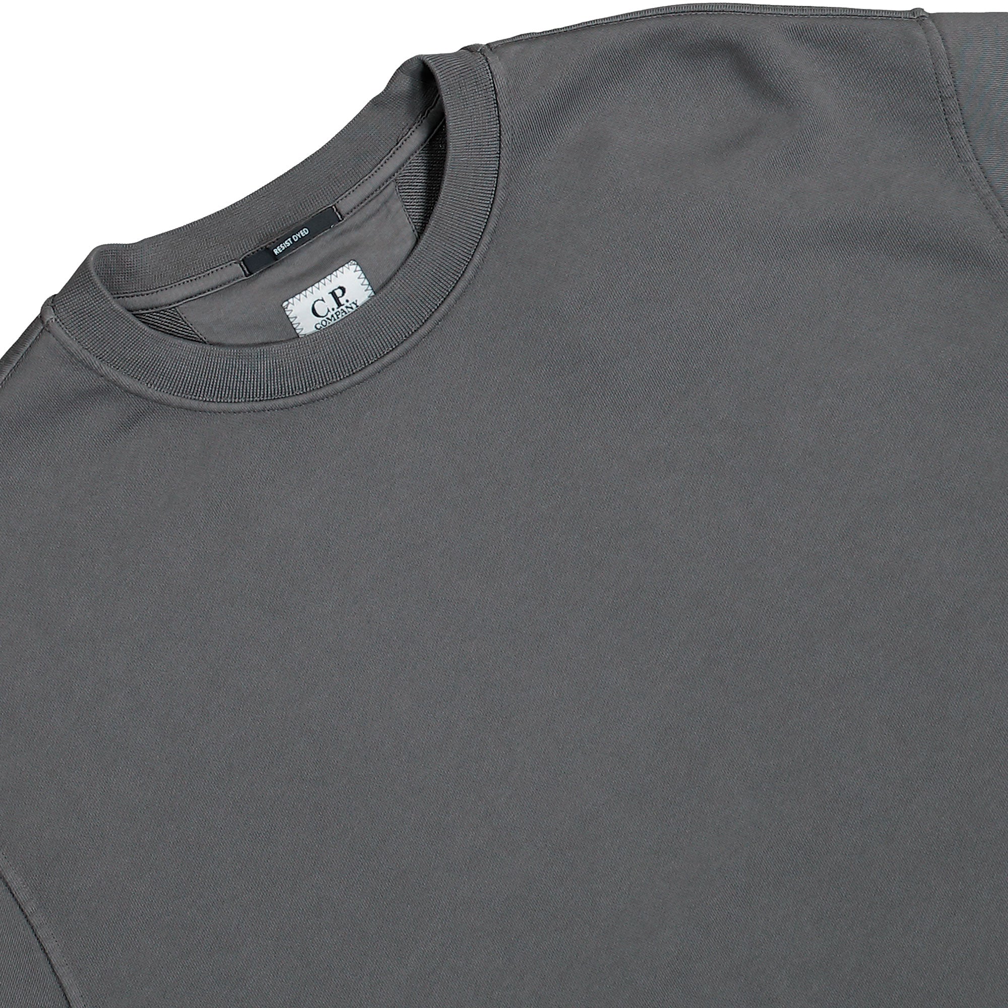 C.P. Company Cotton Diagonal Fleece Crewneck Lens Sweatshirt