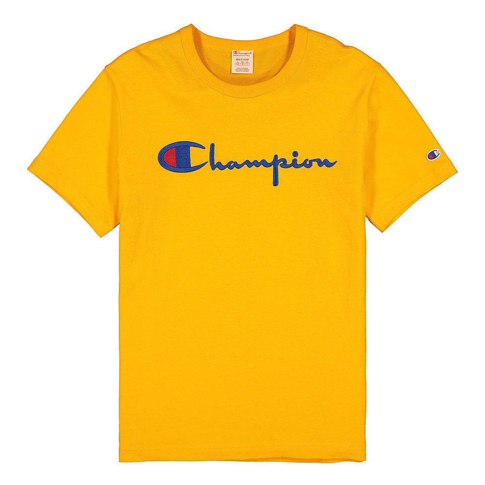 Champion Crewneck T-Shirt Yellow T-Shirts 210972-OS030 | Overkill