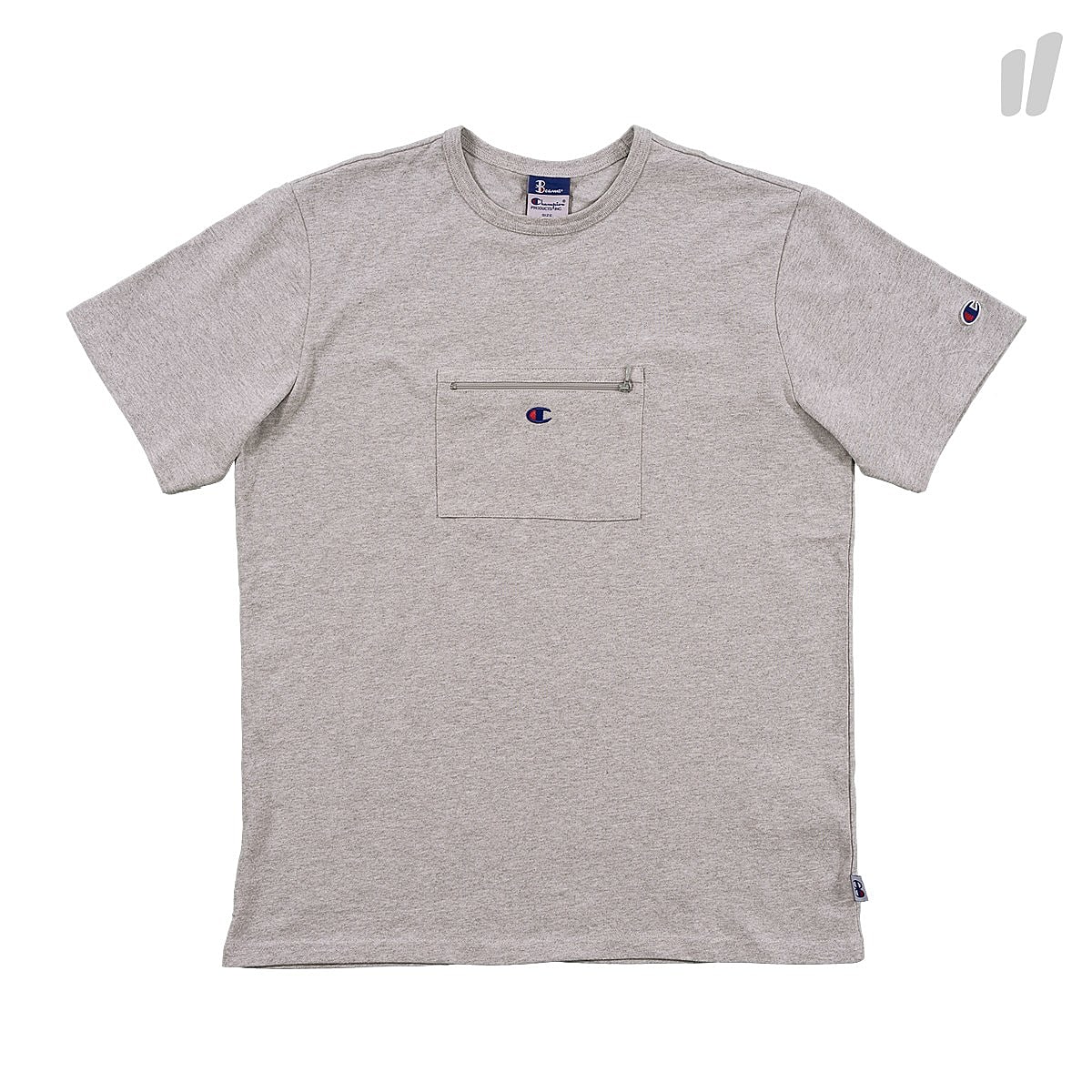 Champion Crewneck T-Shirt Heather Grey T-Shirts 211877S18 EM004 | Overkill