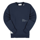 WTAPS Insect Crew Neck Navy Sweatshirts 211ATDT-CSM18 | Overkill