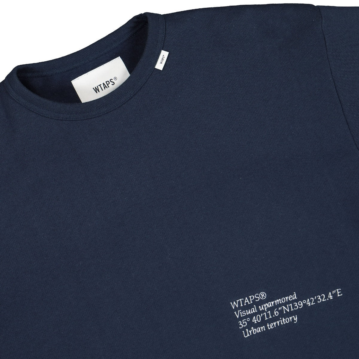 WTAPS Insect Crew Neck Navy Sweatshirts Close-up | Overkill