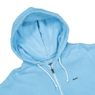 WTAPS Flat Zip Up Hooded Sweatshirt Blue Hoodies Close-up | Overkill
