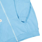 WTAPS Flat Zip Up Hooded Sweatshirt Blue Hoodies Detailfoto | Overkill