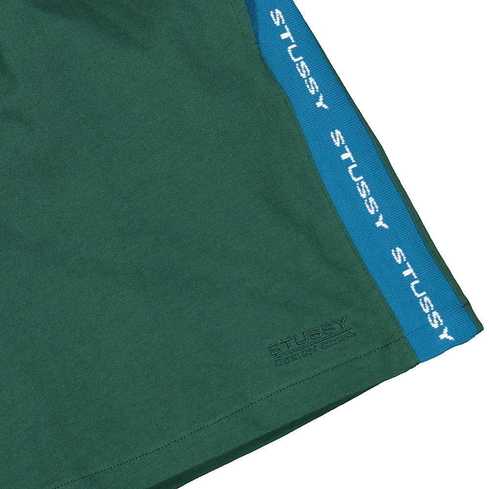 Stussy Rib Logo Short Forest Shorts Detailfoto | Overkill
