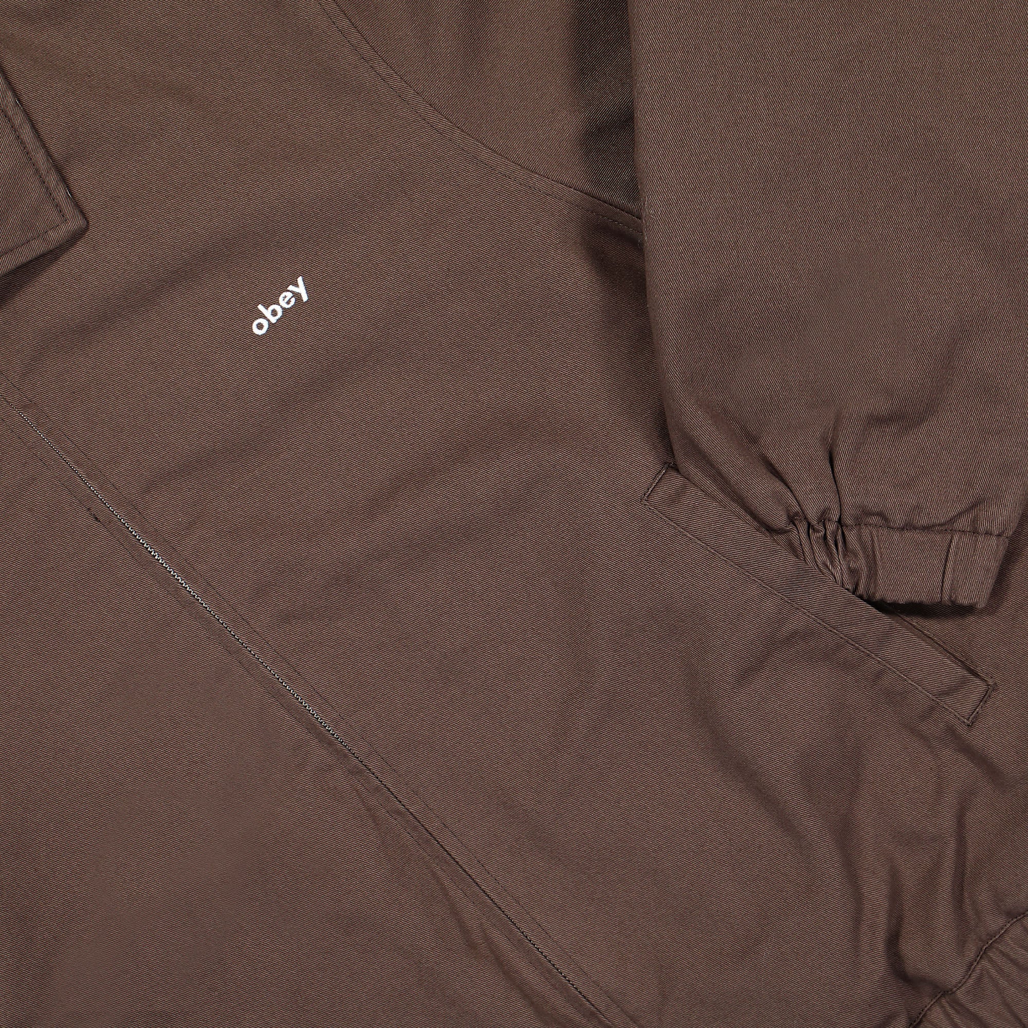 Obey Leimert Jacket Dark Brown Jackets Detailfoto | Overkill