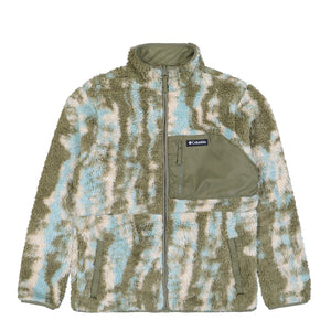 Columbia Winter Pass Reversible Fleece Stone Green, Tracks Fleece Jackets 2135651397 | Overkill
