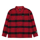 Columbia High Cascades Shirt Jacket Red Dahlia Tims Buffalo Plaid Jackets 2138401660 | Overkill