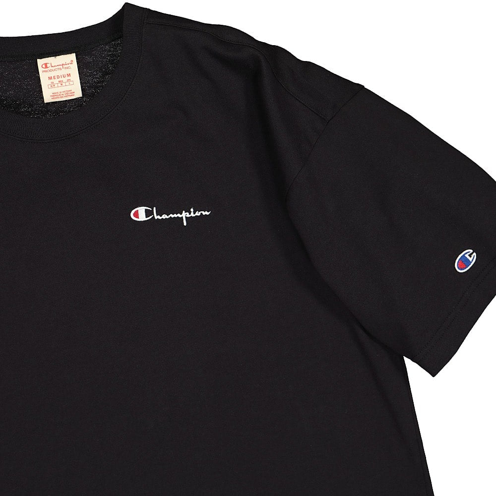 Champion Crewneck T-Shirt Black T-Shirts Close-up | Overkill