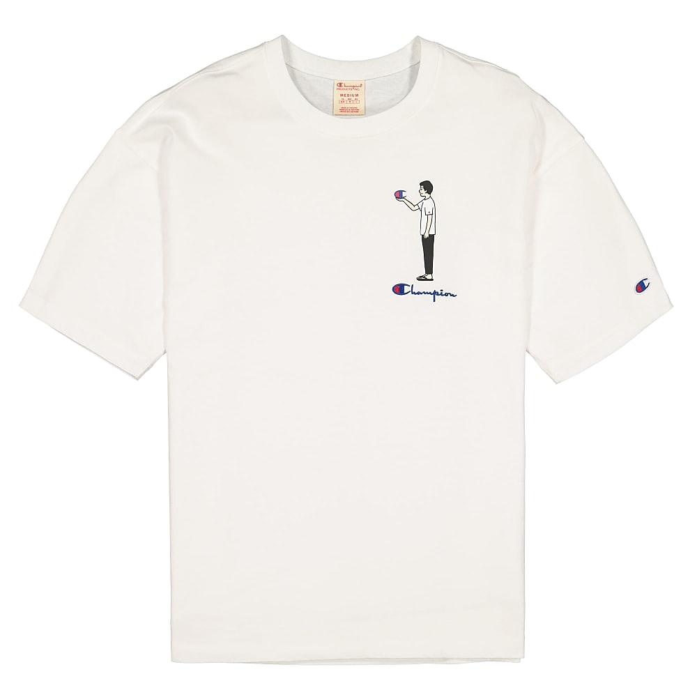 Champion Crewneck T-Shirt White T-Shirts 214419-WW006 | Overkill
