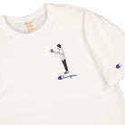 Champion Crewneck T-Shirt White T-Shirts Close-up | Overkill