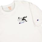 Champion Crewneck T-Shirt White T-Shirts Close-up | Overkill