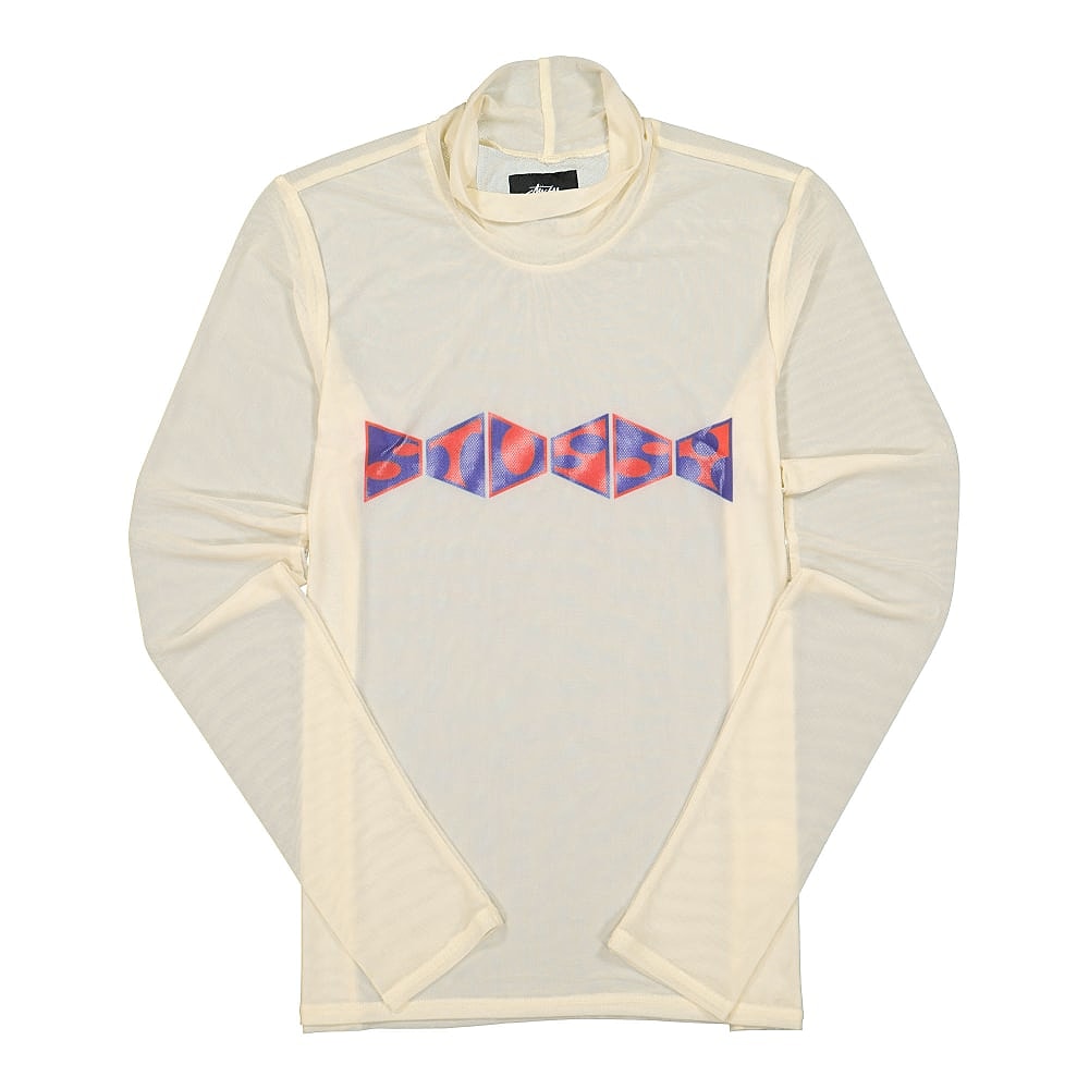 Stussy Maude Mesh Longsleeve Tee Natural Longsleeves 214556 / 1002 | Overkill