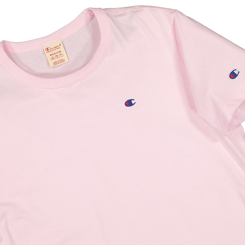 Champion Crewneck T-Shirt Pink T-Shirts Close-up | Overkill