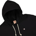Champion Hooded Sweatshirt Black Hoodies Close-up | Overkill