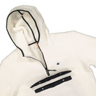 Champion Hooded Half Zip Top White Hoodies Close-up | Overkill