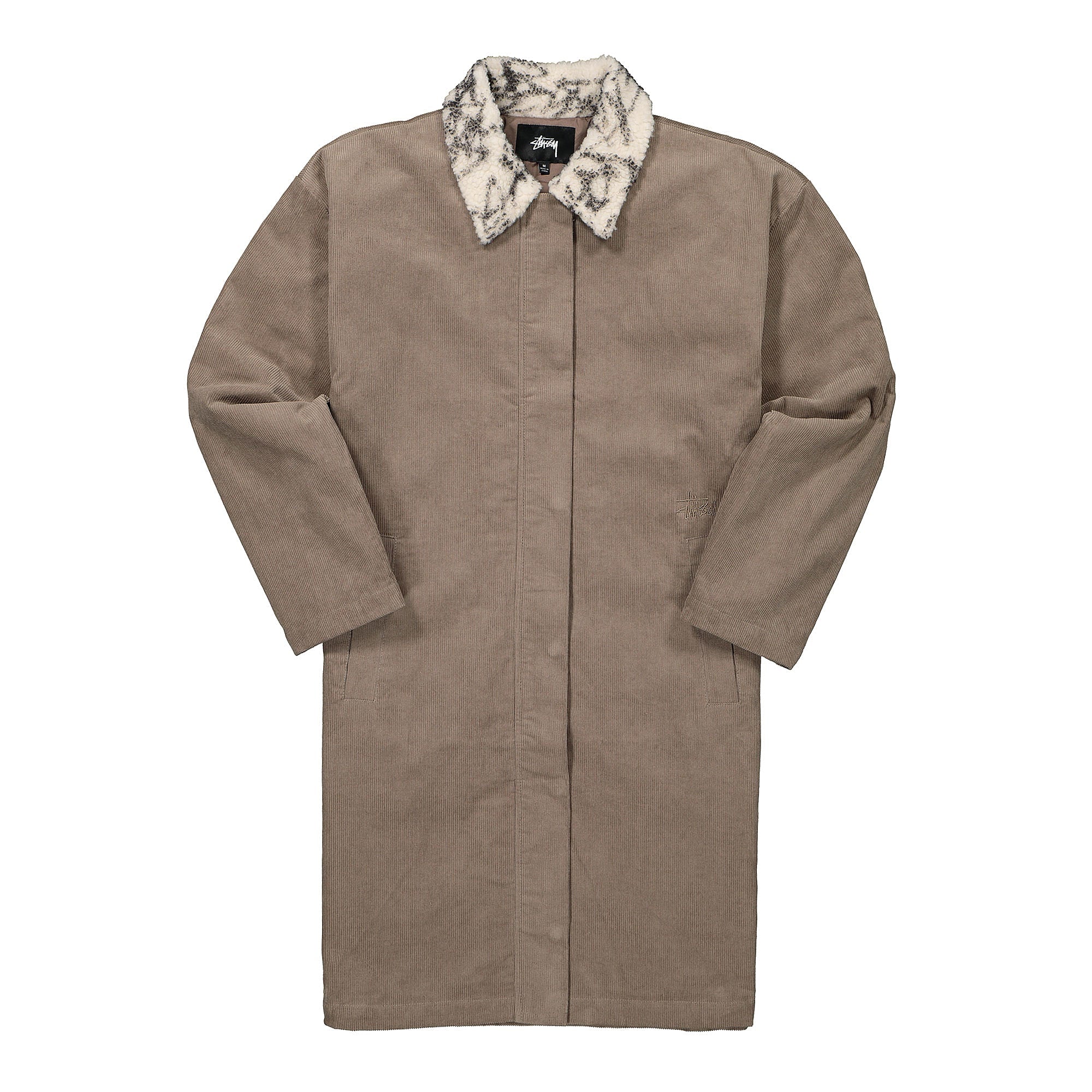 Stussy Long Corduroy Coat Taupe Coats 215121 / 0821 | Overkill
