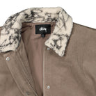 Stussy Long Corduroy Coat Taupe Coats Close-up | Overkill