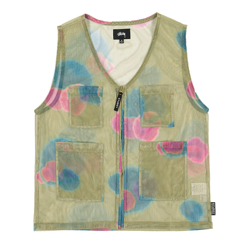 Stussy Mesh Layer Vest Olive Multi Vests 215131 / 2446 | Overkill