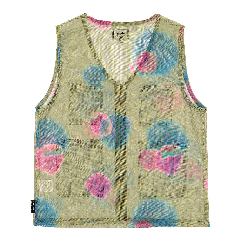 Stussy Mesh Layer Vest Olive Multi Vests Material | Overkill