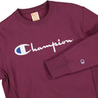 Champion Crewneck Sweatshirt Purple Sweatshirts Close-up | Overkill