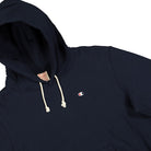 Champion Hooded Sweatshirt Navy Hoodies Close-up | Overkill