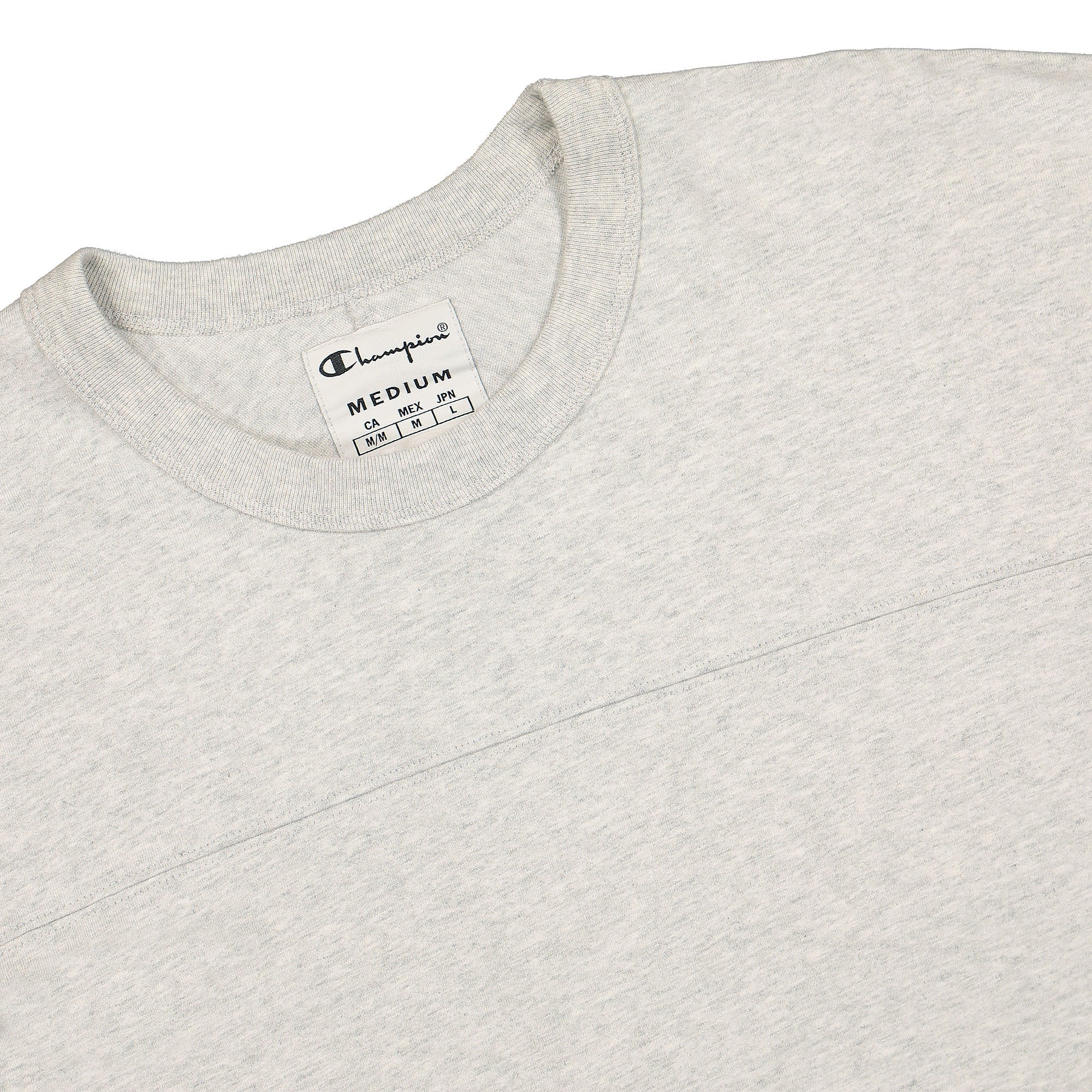 Champion Crewneck T-Shirt Grey T-Shirts Close-up | Overkill