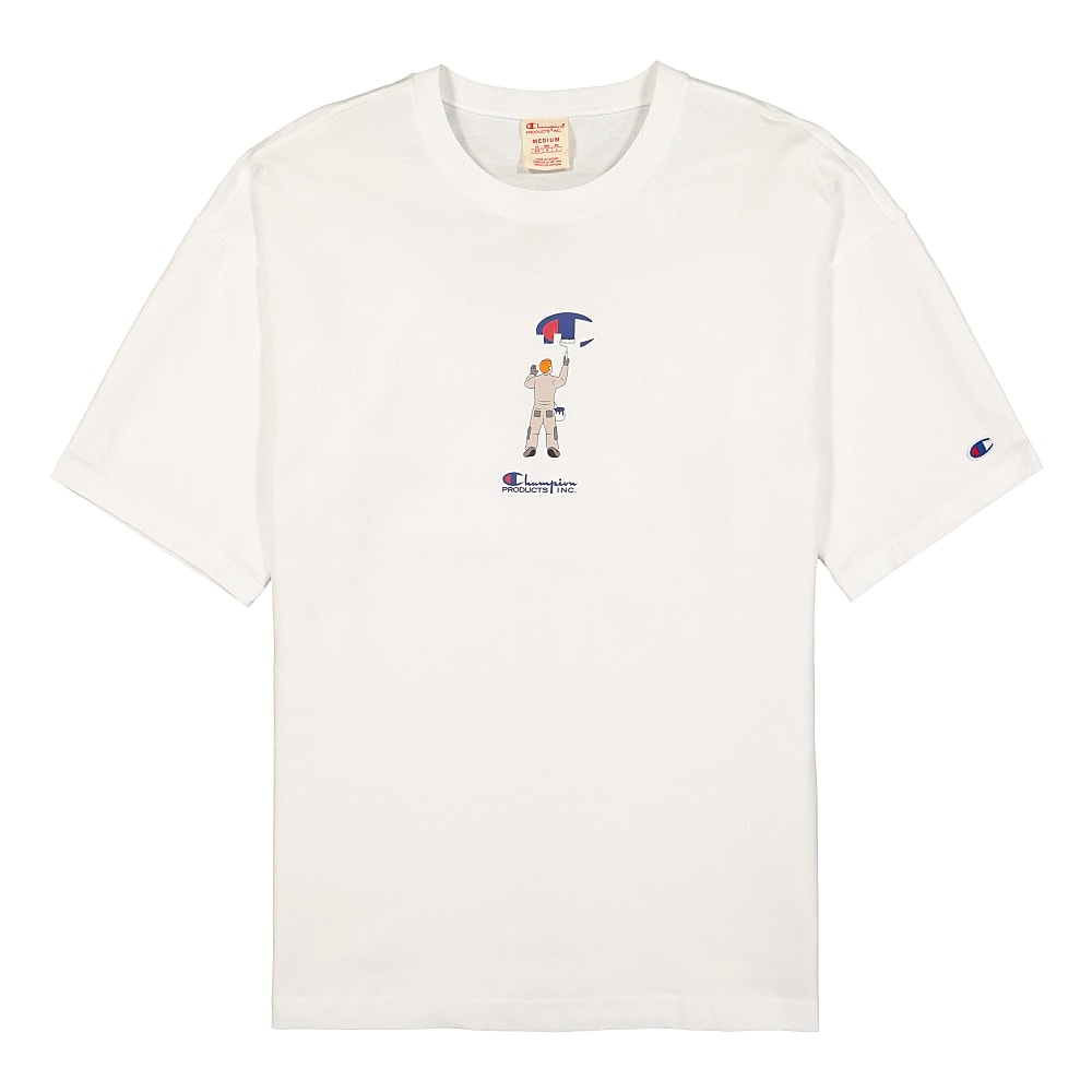 Champion T T-Shirt White T-Shirts 216428-WW006 | Overkill