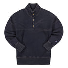 Champion Half Buttoned Sweatshirt Navy Sweatshirts 216490-BS501 | Overkill