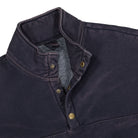 Champion Half Buttoned Sweatshirt Navy Sweatshirts Close-up | Overkill