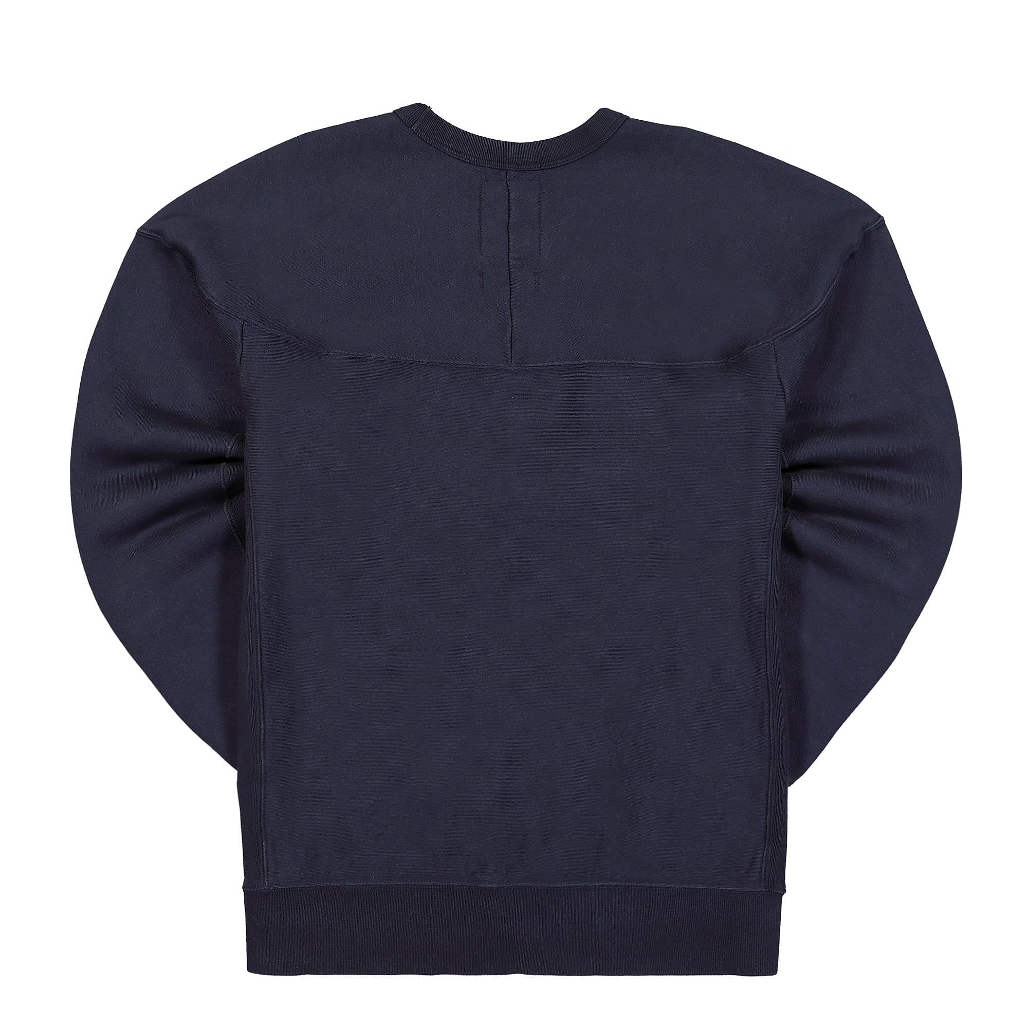 Champion Crewneck Sweatshirt Navy Sweatshirts Material | Overkill