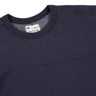 Champion Crewneck Sweatshirt Navy Sweatshirts Close-up | Overkill