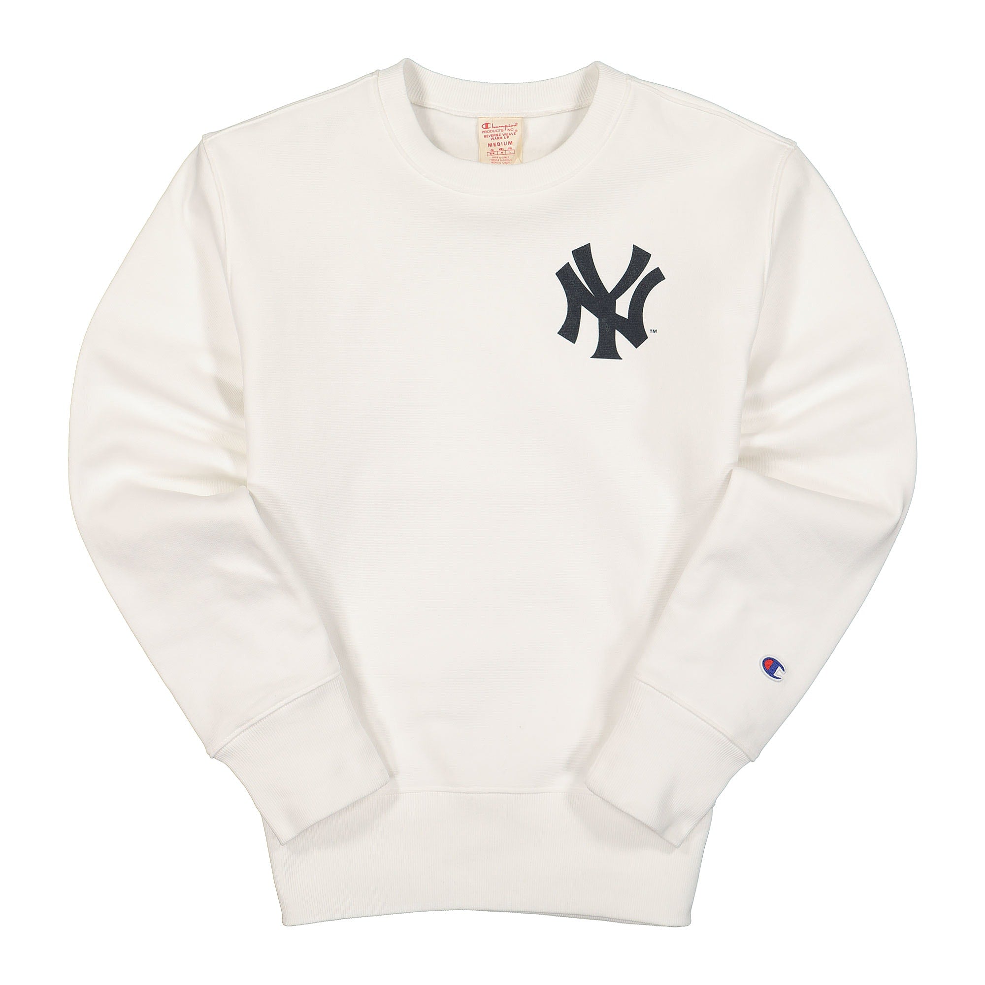 Champion Crewneck Sweatshirt White Sweatshirts 216662-WW001 | Overkill