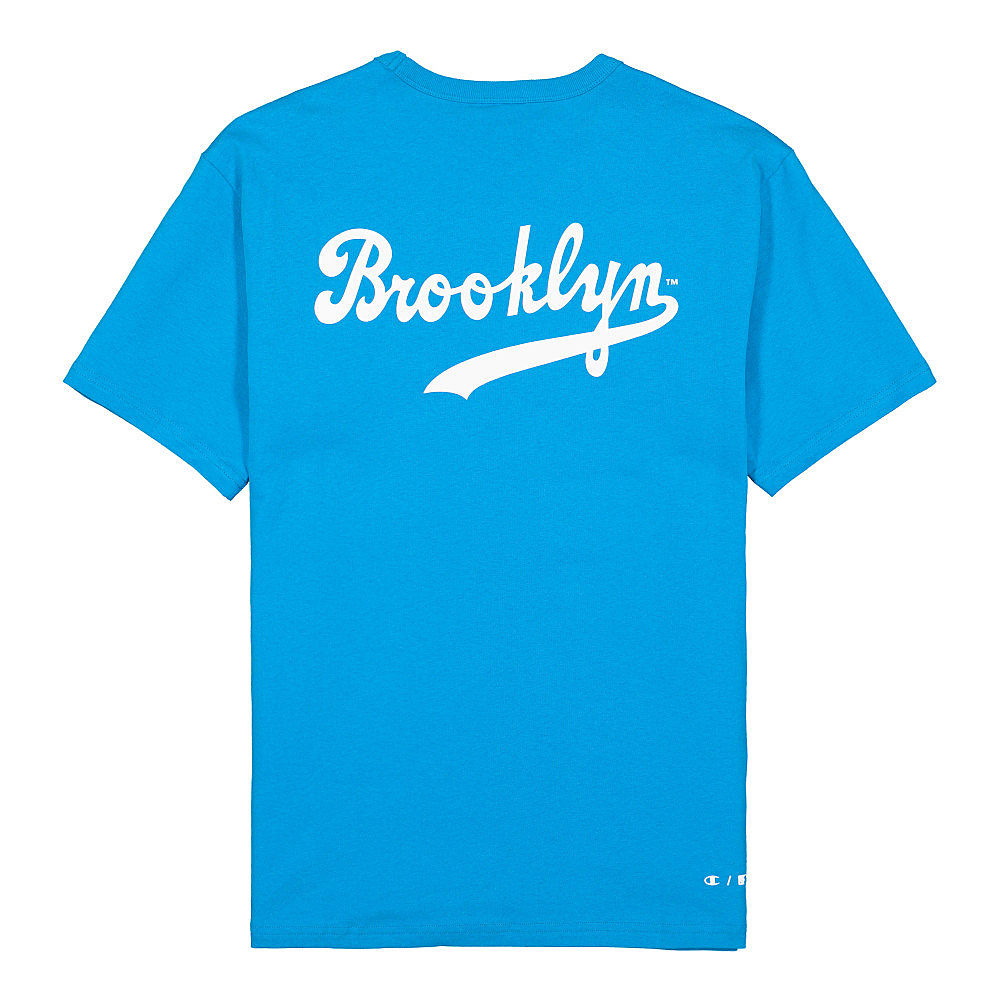 Champion Crewneck Tee Blue T-Shirts Material | Overkill