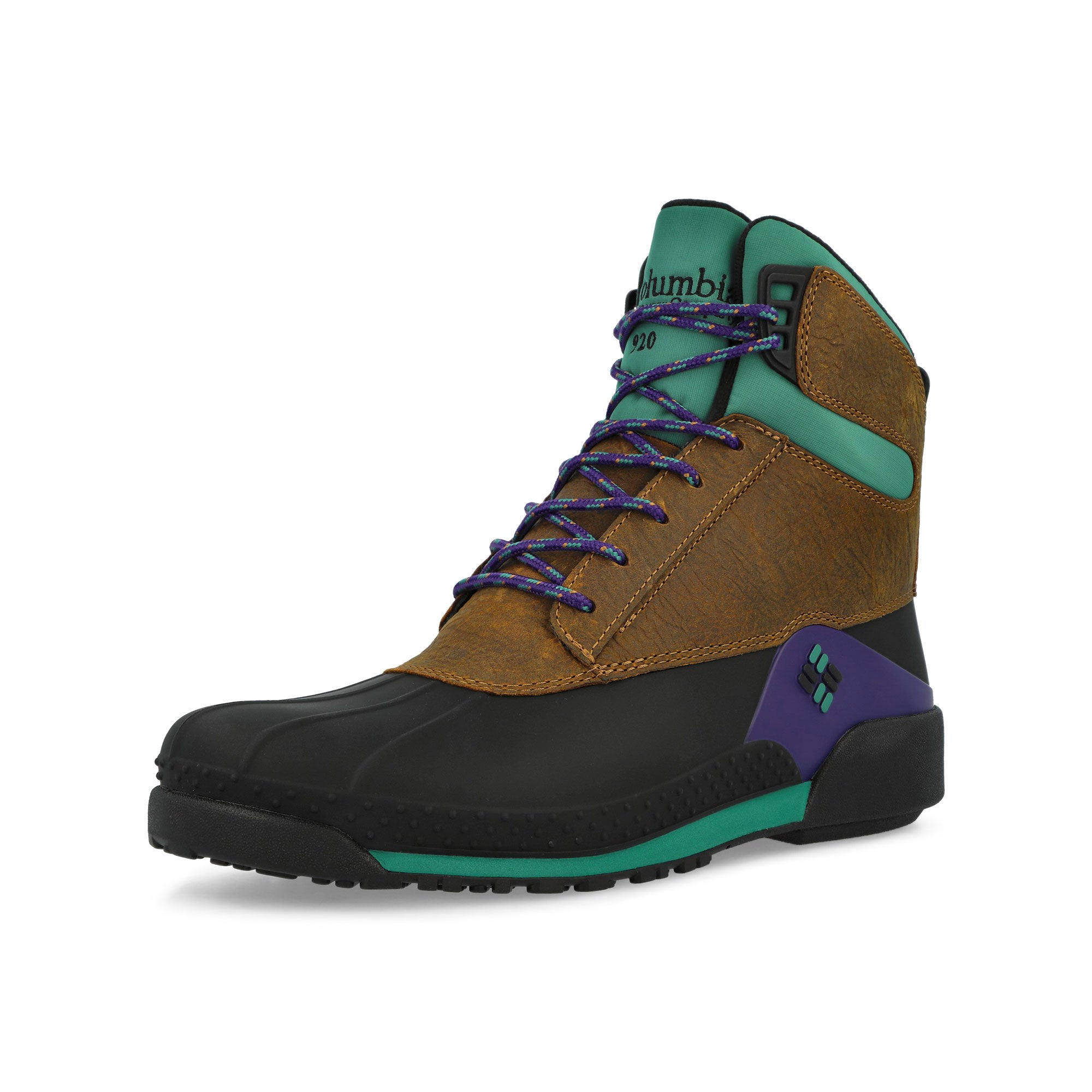 Columbia Bugaboot 1 Elk / Waterfall High Top Sneakers 2167311286-YM5372-286 Close-up | Overkill